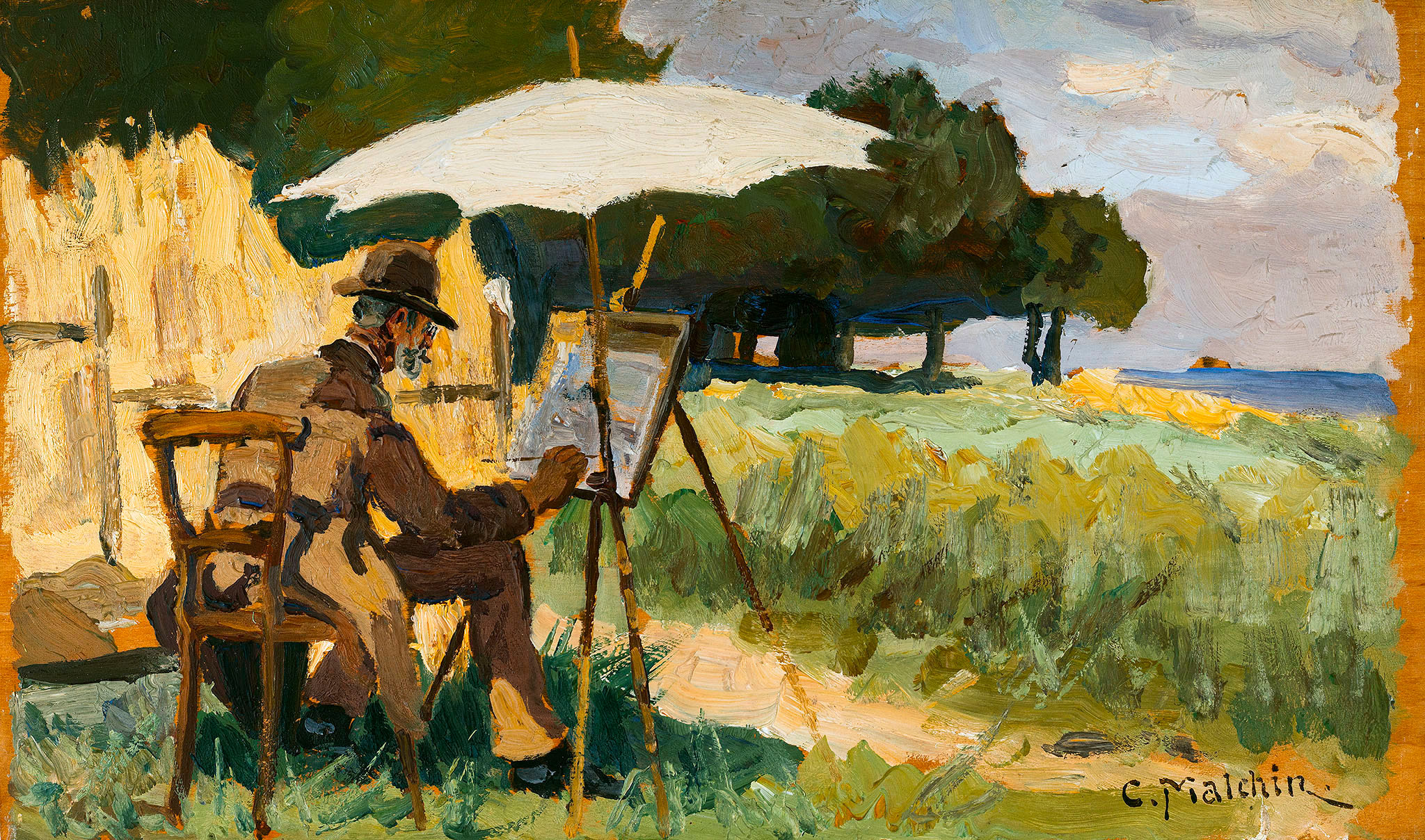 selbstbildnis carl malchin