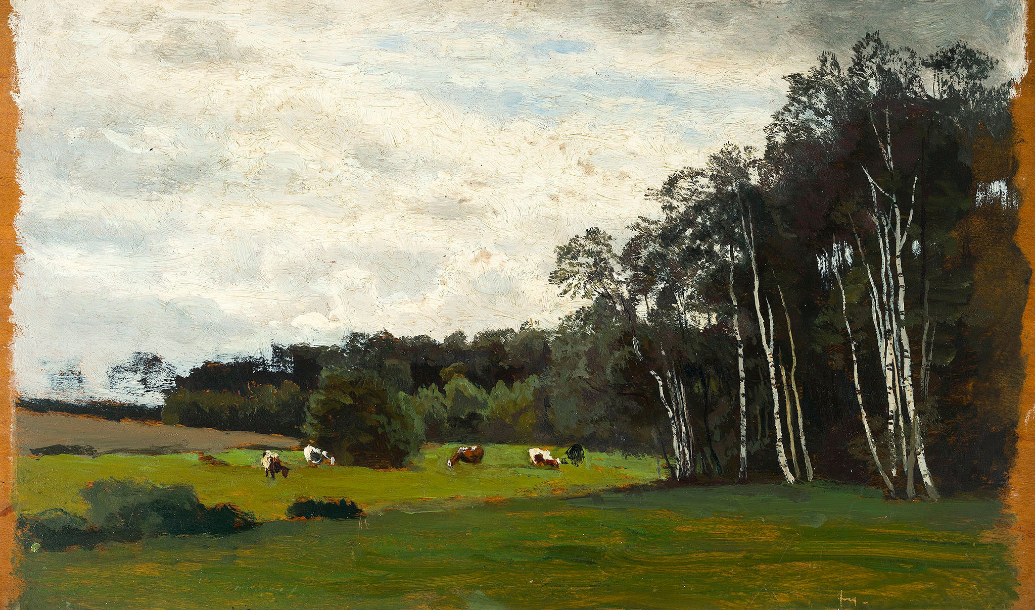 ölskizze von carl malchin