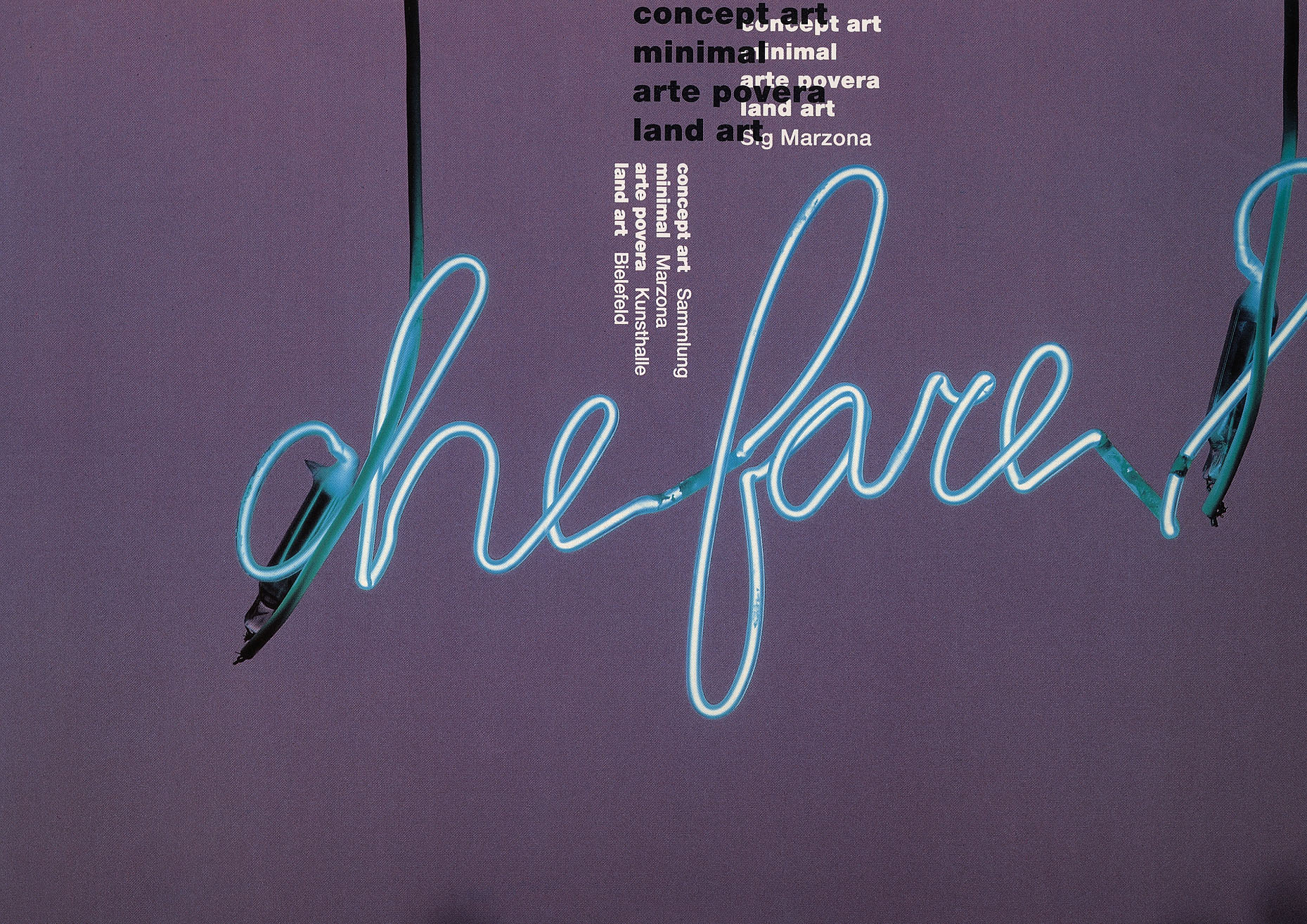 mario merz sammlung marzona che fare